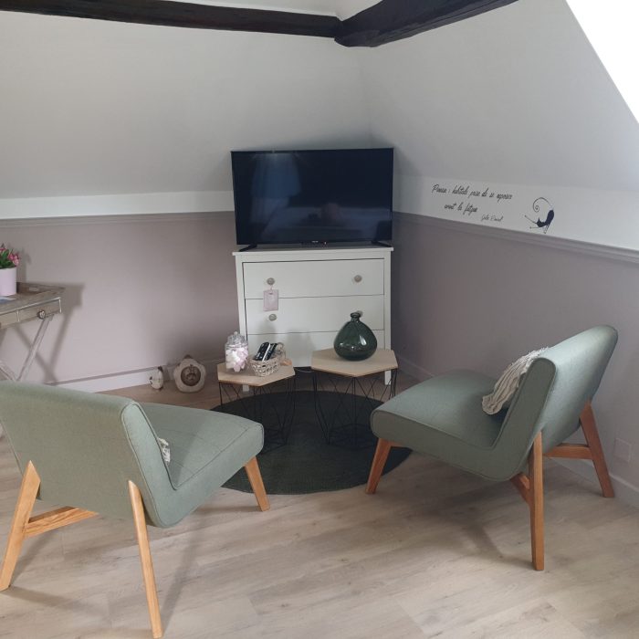 Salon chambre 1 - Chambres d'hôtes à Honfleur