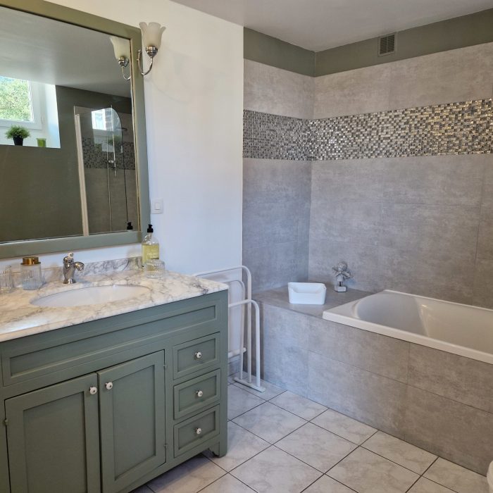 Salle de bain privative - Gîte à Honfleur "La Cour"